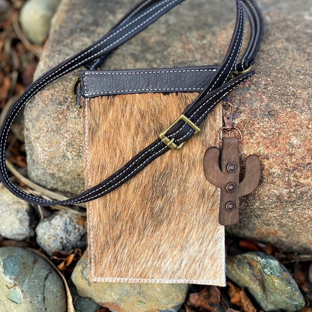 One of a Kind Mini Cactus Cross Body Bag/Cell Phone Purse