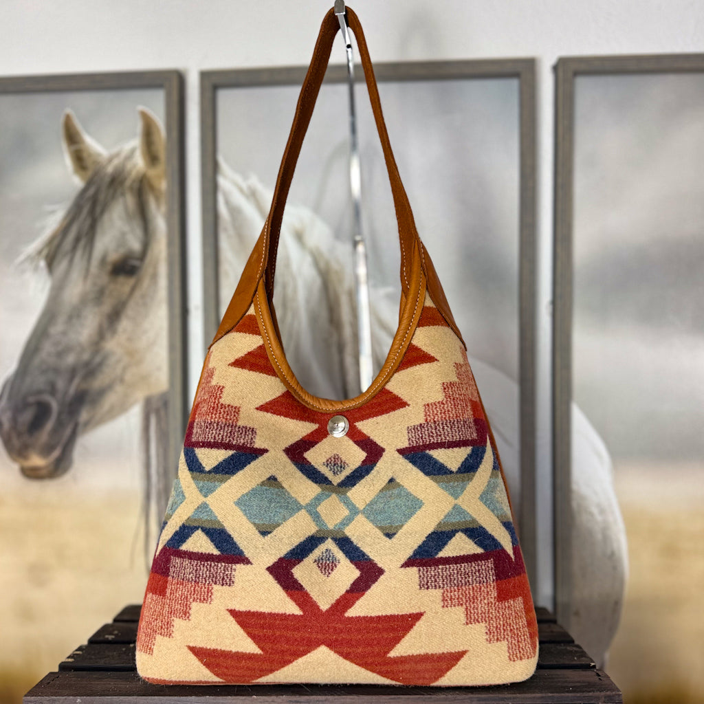 Hobo Bag with New Stillwater Tan Wool