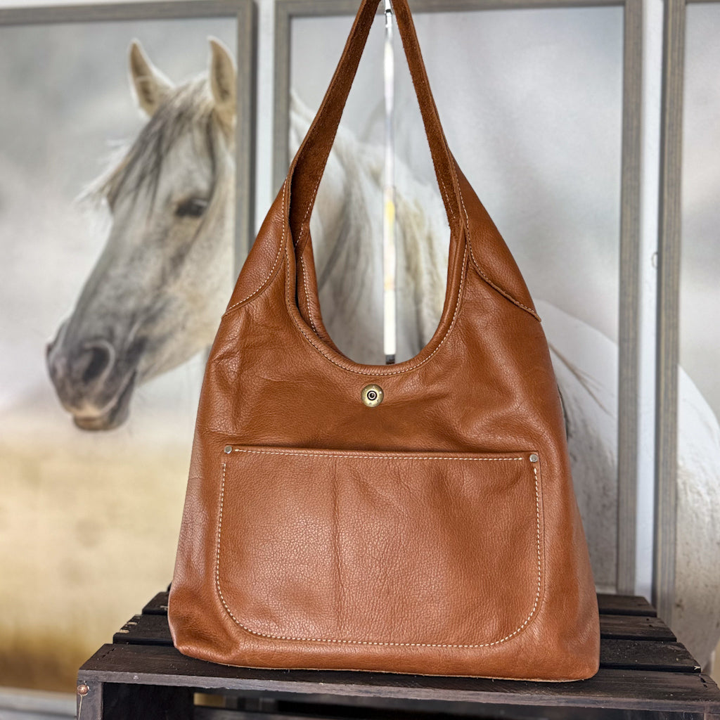 Hobo Bag with New Stillwater Tan Wool