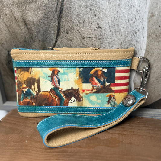 Wristlet/Small Bag Organizer Americana