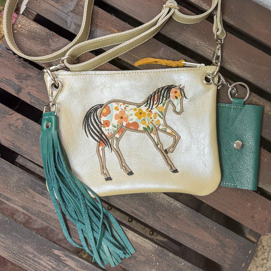 Floral Horse Cross Body Set